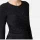 BLUZA ELISABETTA FRANCHI, Drape Design, Black - MD01252E2110 BLUZA ELISABETTA FRANCHI, Drape Design, Black - MD01252E2110