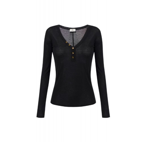 Bluza ELISABETTA FRANCHI, Jersey top with buttons