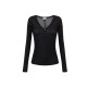Bluza ELISABETTA FRANCHI, Jersey top with buttons - MD02962E2110