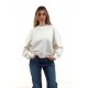 BLUZA ELISABETTA FRANCHI, Logo brodat, Alb - MD02D61E2360