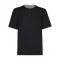 Tricou BRUNELLO CUCINELLI, Layered Effect, Silk Cotton, Black