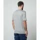 Tricou BRUNELLO CUCINELLI, Classic Design, Logo, Light Grey - MD8217427CLH70
