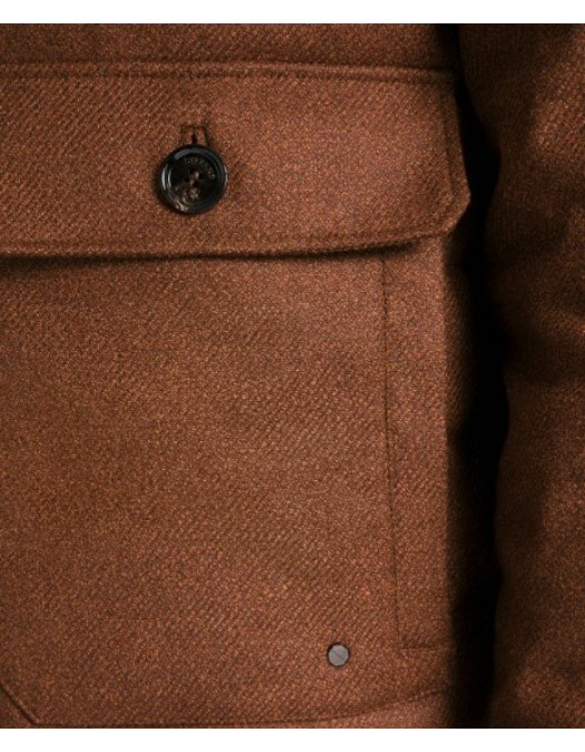 Jacheta STEFFANO RICCI, Wool and silk duvet Brown - MDJ5300030WK002T8004