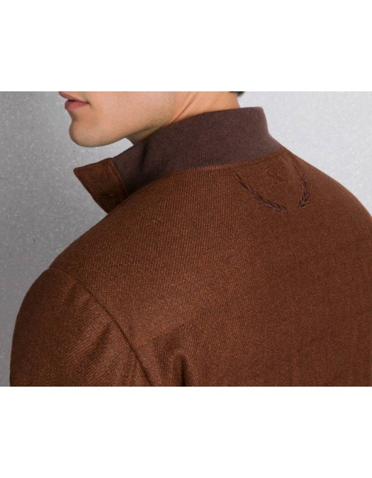 Jacheta STEFFANO RICCI, Wool and silk duvet Brown - MDJ5300030WK002T8004