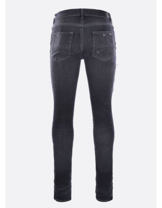 Jeans AMIRI, Bandana Thrasher Skinny Jeans, Negru - MDS061030
