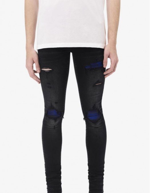 Jeans AMIRI, CLASSIC SKINNY LEG FIT, Blue Insert - MDS109085