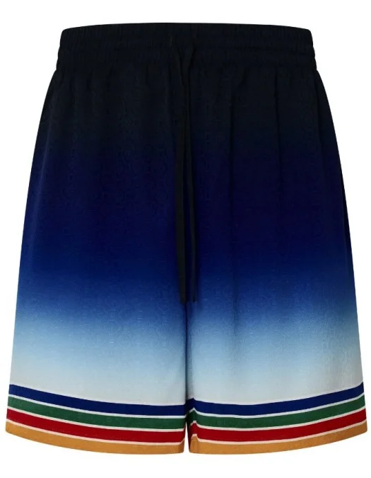 Pantaloni scurti Casablanca, Rainbow Print, Silk - MF23TR01212STUDIODEMUSIQUE