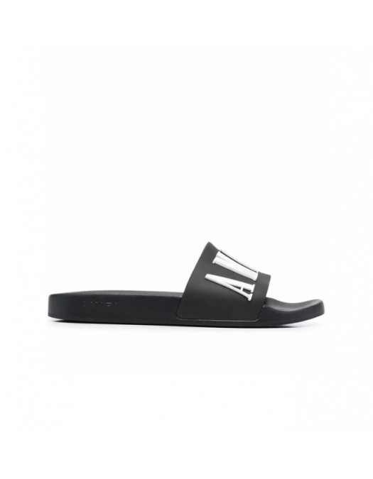 Papuci AMIRI, Logo-detailed rubber Pool slides - MFF001004 Papuci AMIRI, Logo-detailed rubber Pool slides - MFF001004