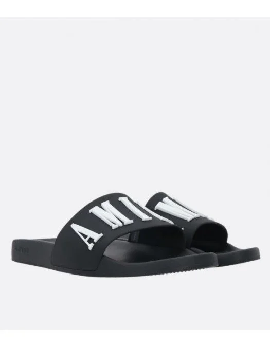 Papuci AMIRI, Logo-detailed rubber Pool slides - MFF001004