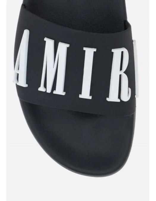 Papuci AMIRI, Logo-detailed rubber Pool slides - MFF001004