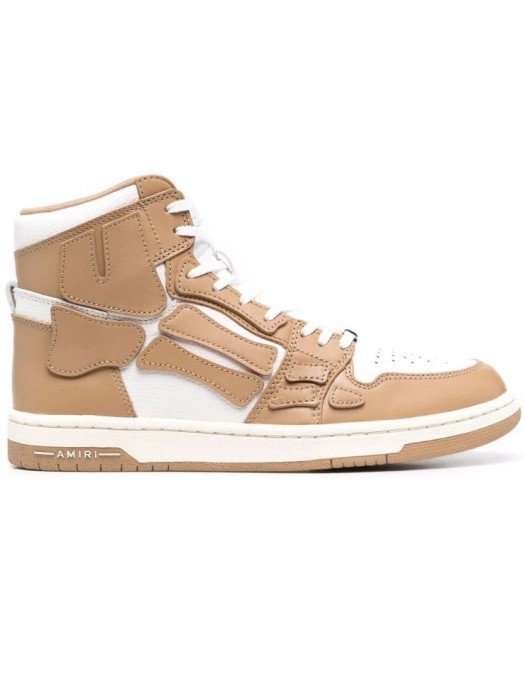 Sneakers AMIRI, Skeleton High Top, Brown - MFS002281