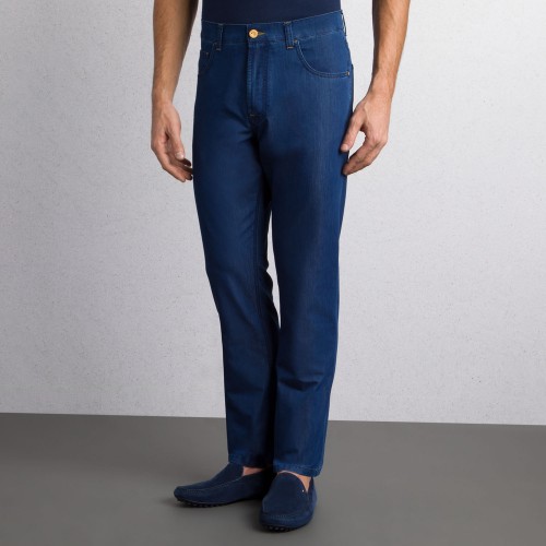 BLUGI STEFANO RICCI, Logo Insert, Blend Tapered, Blue BLUGI STEFANO RICCI, Logo Insert, Blend Tapered, Blue