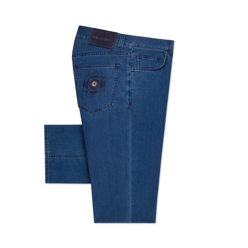 BLUGI STEFANO RICCI, Eagle Head, Blend Tapered, Classic Blue BLUGI STEFANO RICCI, Eagle Head, Blend Tapered, Classic Blue