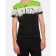 Tricou VALENTINO, VLTN frontal, Verde/negru - MG06Z6HCA6B