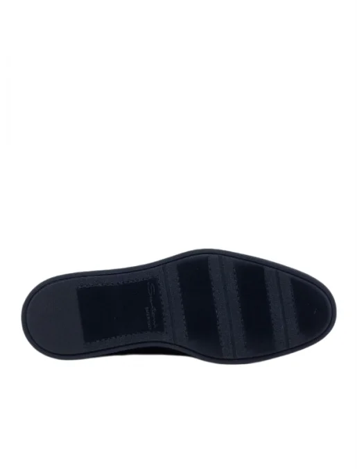 Ghete Santoni, Stitch Detail Suede Desert, Black - MGDT17823OOTEGE Ghete Santoni, Stitch Detail Suede Desert, Black - MGDT17823OOTEGE