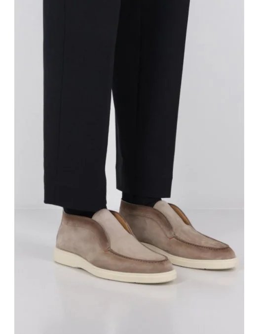 Ghete Santoni, Desert Slip On, Beige - MGDT17823TICBGEXM45