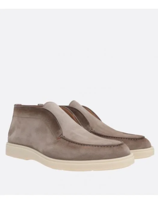 Ghete Santoni, Desert Slip On, Beige - MGDT17823TICBGEXM45