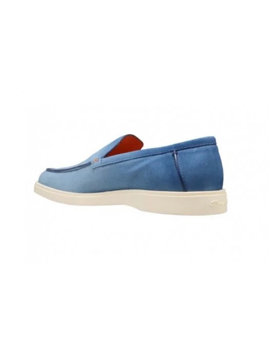 Loafers SANTONI, Blue, SLip-on - MGDT17824TICBGEGU74