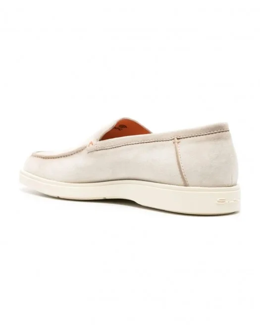 Loafers Santoni, Classic, Leather, Beige - MGDT17824TICBGEXE10 Loafers Santoni, Classic, Leather, Beige - MGDT17824TICBGEXE10