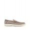 Loafers Santoni, Tonal Stitching Leather, Grey