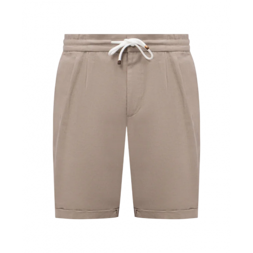 Pantaloni BRUNELLO CUCINELLI, Short Pants, Classic, Linen, Beige Pantaloni BRUNELLO CUCINELLI, Short Pants, Classic, Linen, Beige
