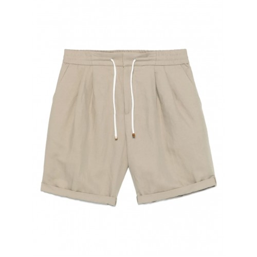 Pantaloni BRUNELLO CUCINELLI, Drawstring Waistband, Beige  Pantaloni BRUNELLO CUCINELLI, Drawstring Waistband, Beige