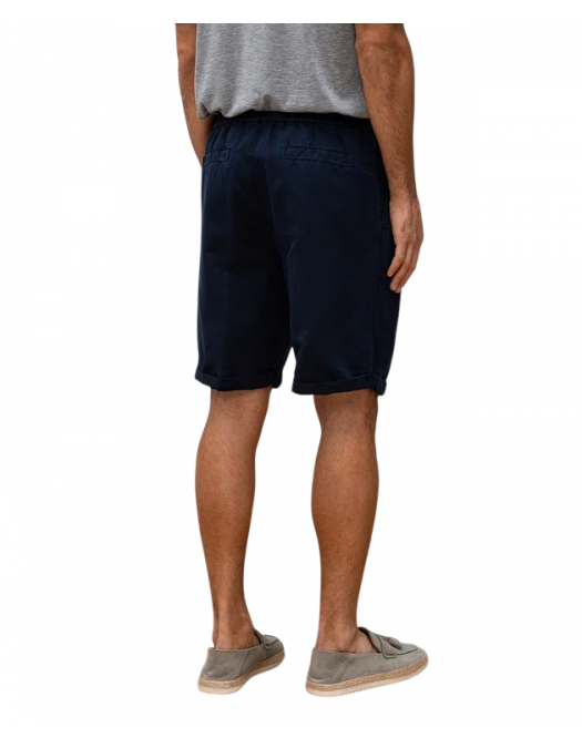 Pantaloni BRUNELLO CUCINELLI, Short Pants, Linen, Navy Blue - MH255U0020C2485 Pantaloni BRUNELLO CUCINELLI, Short Pants, Linen, Navy Blue - MH255U0020C2485