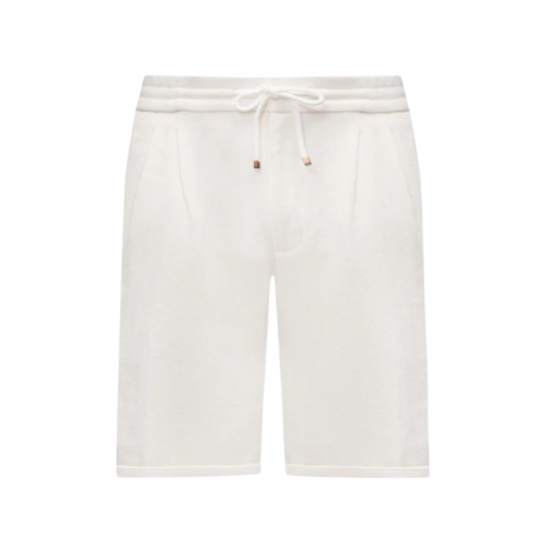 Pantaloni BRUNELLO CUCINELLI, Short Pants, Details, Simple, Beige Pantaloni BRUNELLO CUCINELLI, Short Pants, Details, Simple, Beige