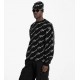 Pulover Represent, Print Brand All Over, Black - MH301001