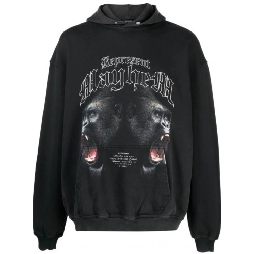 Hanorac Represent, Black Mayhem Graphic Hanorac Represent, Black Mayhem Graphic