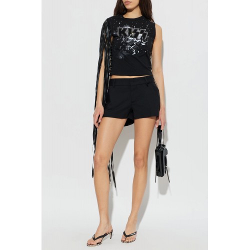 Sandale DSQUARED2, BLACK Heeled mules with logo