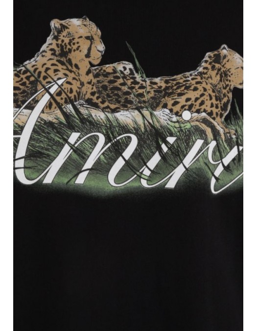TRICOU AMIRI, Print Cheetah, Black - MJG001001