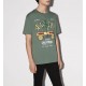 TRICOU AMIRI, Bumbac, RUM LABEL Kaki - MJG006301