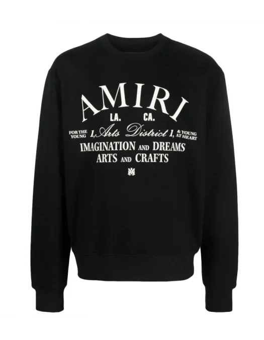 Bluza Amiri, Print frontal, MJG017001 - MJG017001 Bluza Amiri, Print frontal, MJG017001 - MJG017001