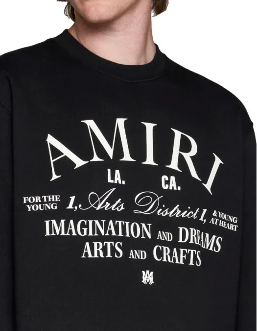Bluza Amiri, Print frontal, MJG017001 - MJG017001 Bluza Amiri, Print frontal, MJG017001 - MJG017001