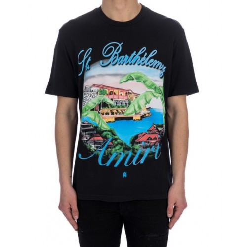 TRICOU AMIRI, EDEN ROCK TEE, Black TRICOU AMIRI, EDEN ROCK TEE, Black