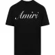 TRICOU AMIRI, Script Logo Tee Black - MJL005001