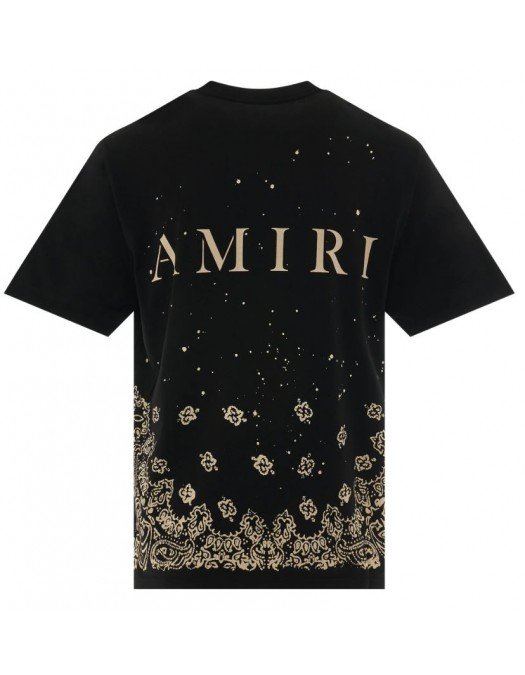 Tricou AMIRI, Bandana Bleach MA, Negru - MJL005001