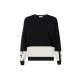 Bluza ELISABETTA FRANCHI, Maneca lunga, Logo, Negru - MK01S56E2EF3