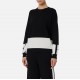 Bluza ELISABETTA FRANCHI, Maneca lunga, Logo, Negru - MK01S56E2EF3