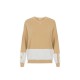Bluza ELISABETTA FRANCHI, Maneca lunga, Logo, Honey - MK01S56E2EG1