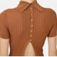 Top ELISABETTA FRANCHI, Sheer knit top - MK01S62E2600