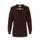 Pulover ELISABETTA FRANCHI, Lana, Regular Fit, Brown - MK06S56E2EA3 Pulover ELISABETTA FRANCHI, Lana, Regular Fit, Brown - MK06S56E2EA3