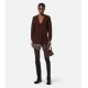 Pulover ELISABETTA FRANCHI, Lana, Regular Fit, Brown - MK06S56E2EA3