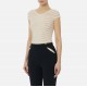 Top ELISABETTA FRANCHI, Cotton thread and viscose, Alb - MK06T62E2193