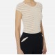 Top ELISABETTA FRANCHI, Cotton thread and viscose, Alb - MK06T62E2193