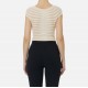 Top ELISABETTA FRANCHI, Cotton thread and viscose, Alb - MK06T62E2193