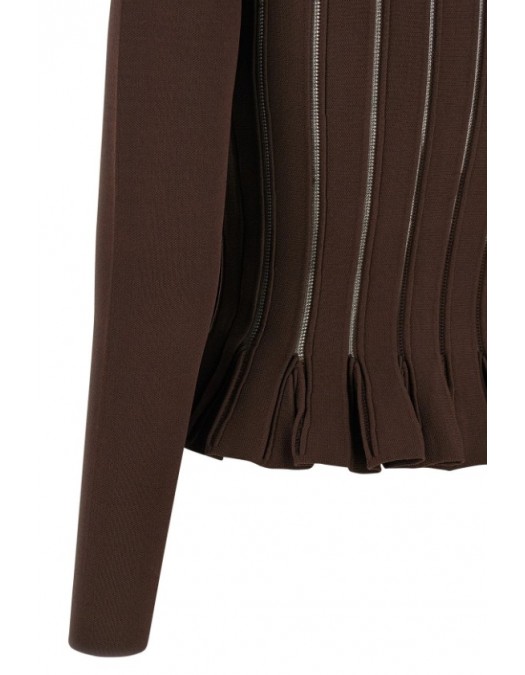 Bluza ELISABETTA FRANCHI, Tricotat, Slim Fit - MK07S56E2EA3