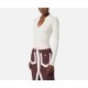TOP ELISABETTA FRANCHI, Openwork Details, Silk, White - MK09B56E2DZ9 TOP ELISABETTA FRANCHI, Openwork Details, Silk, White - MK09B56E2DZ9