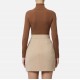 Bluza ELISABETTA FRANCHI,Ribbed knit top with breast pocket, Maro - MK11B56E2EC1 Bluza ELISABETTA FRANCHI,Ribbed knit top with breast pocket, Maro - MK11B56E2EC1